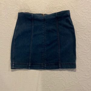 Free People Denim Skirt